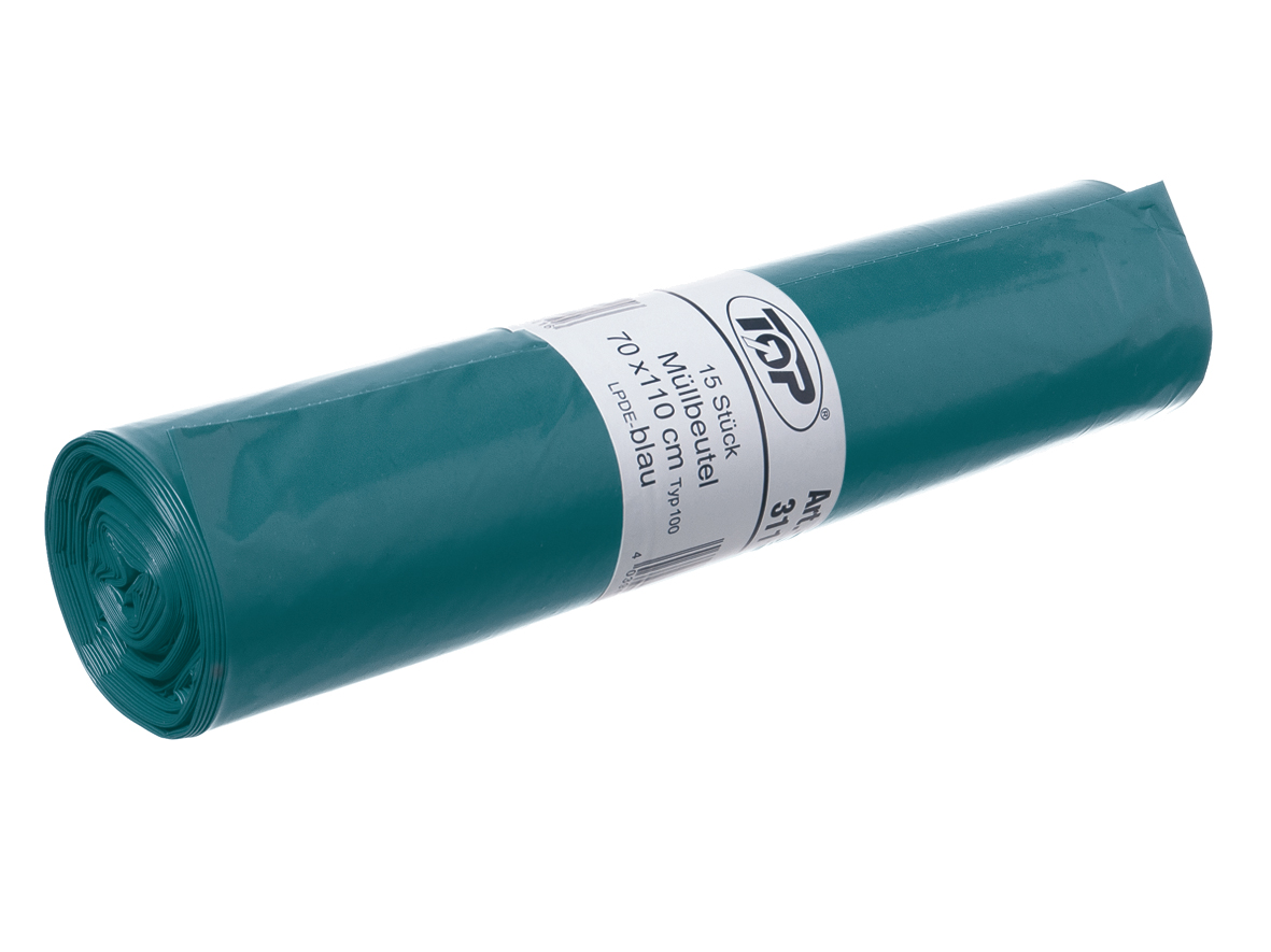 Müllbeutel LDPE Blau